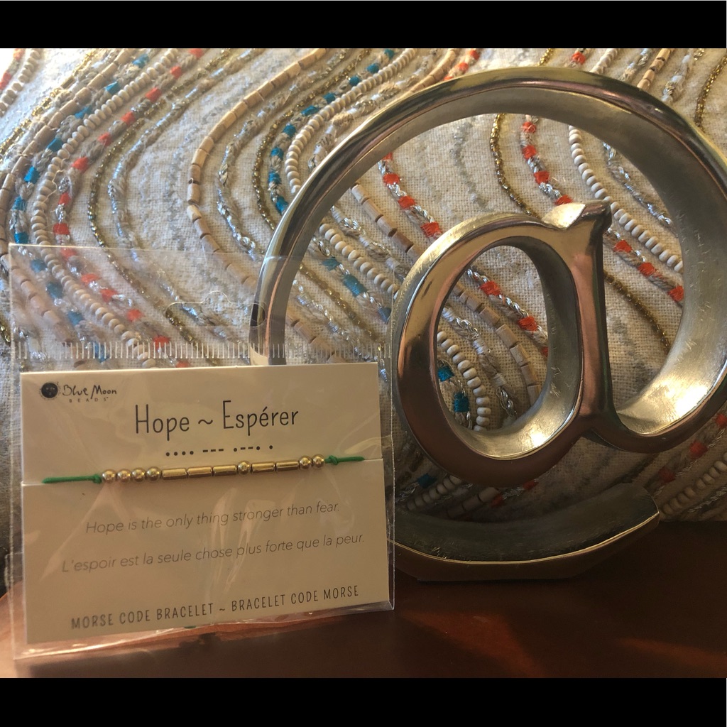 Hope Morse Code Bracelet